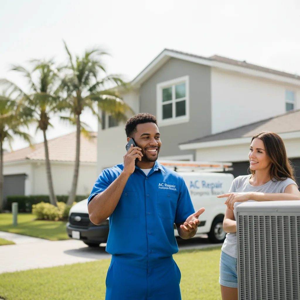 AC Repair Pompano Beach customer support in Traphill